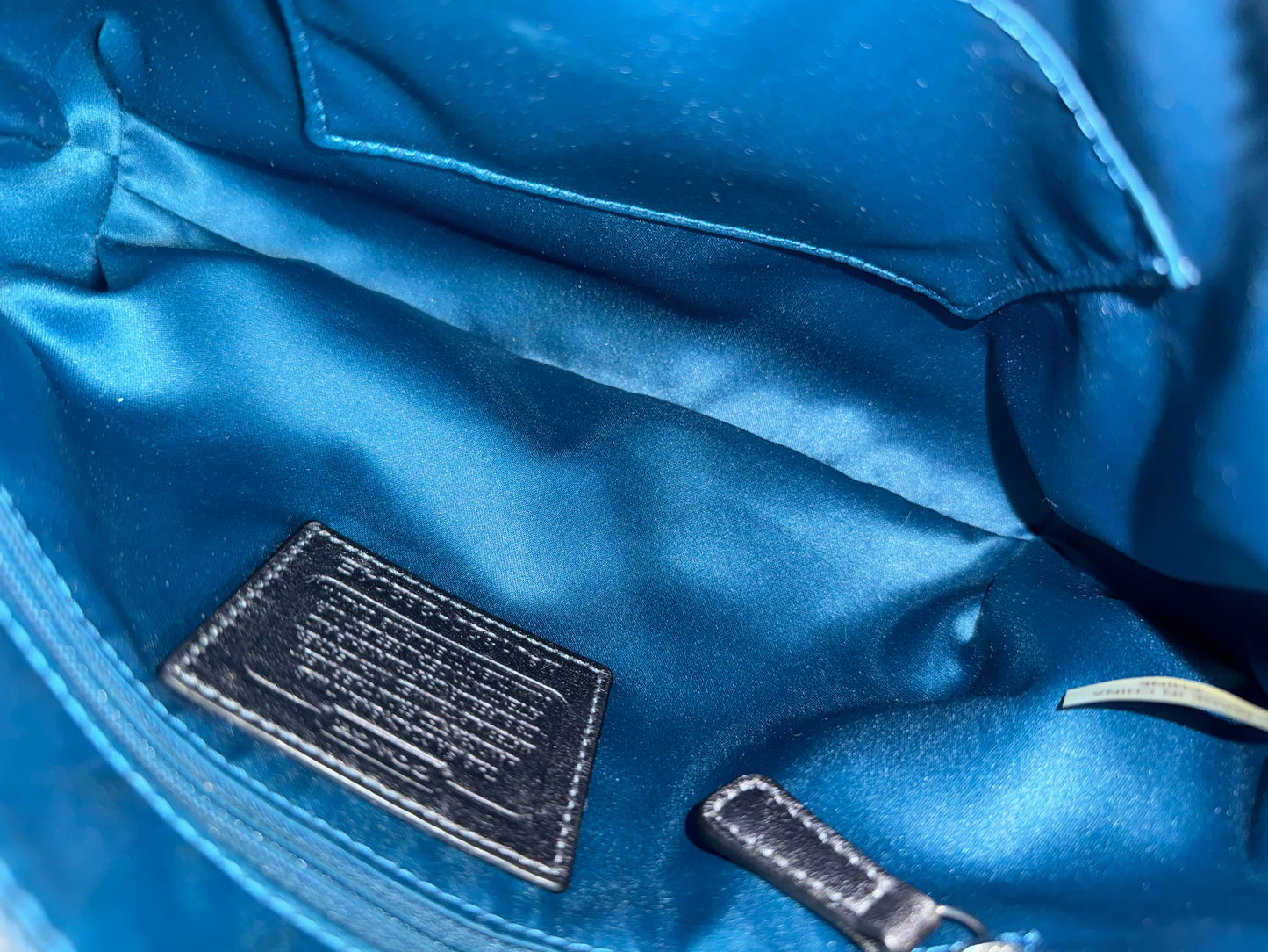 Vintage Coach Y2K Monogram Shoulder Bag