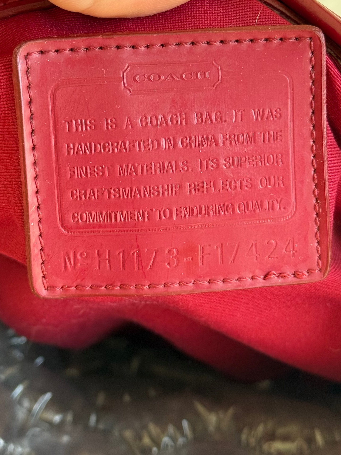 Vintage Coach Kisslock Shoulder Tote Bag