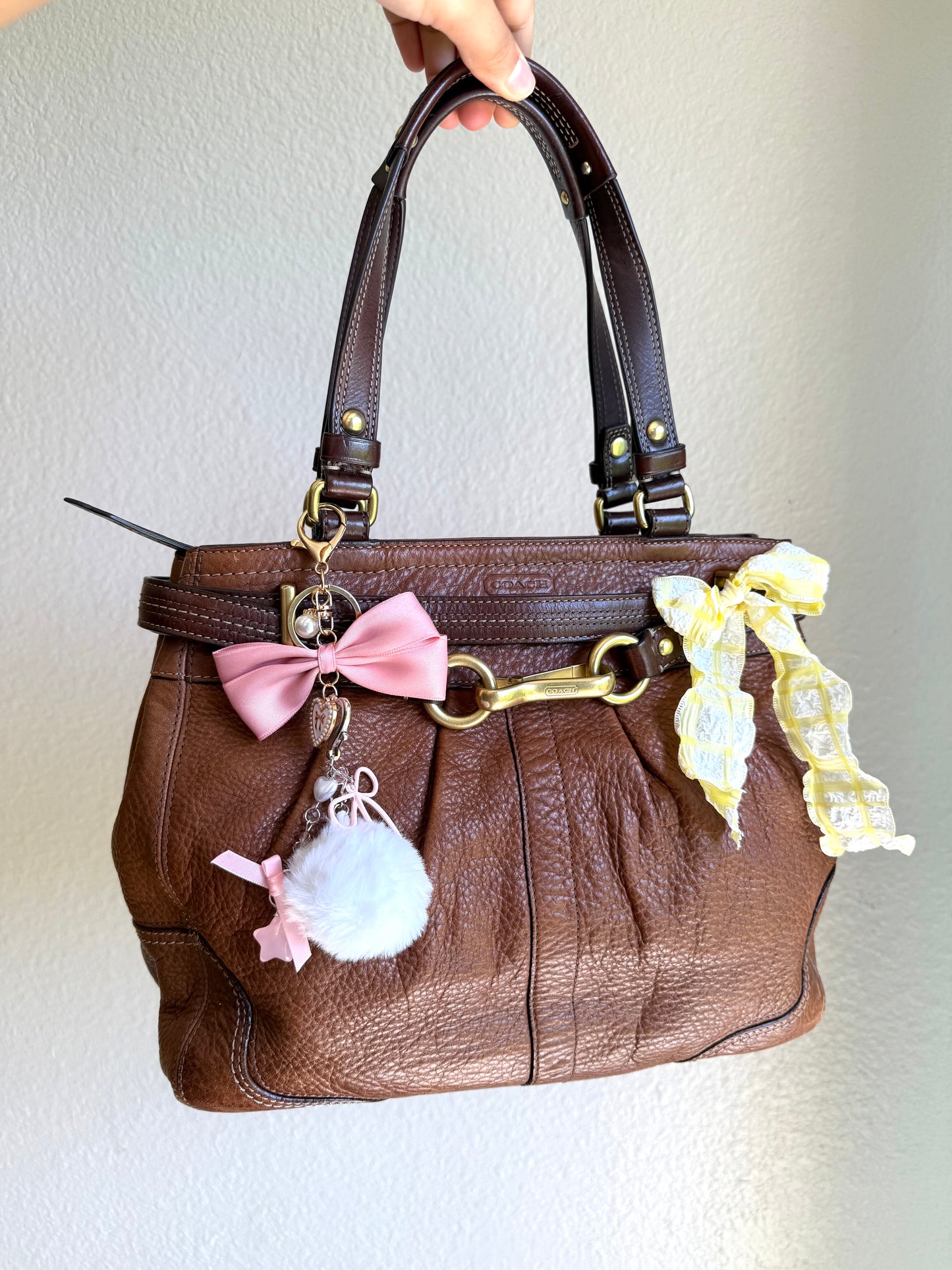 Vintage Coach Leather Bag