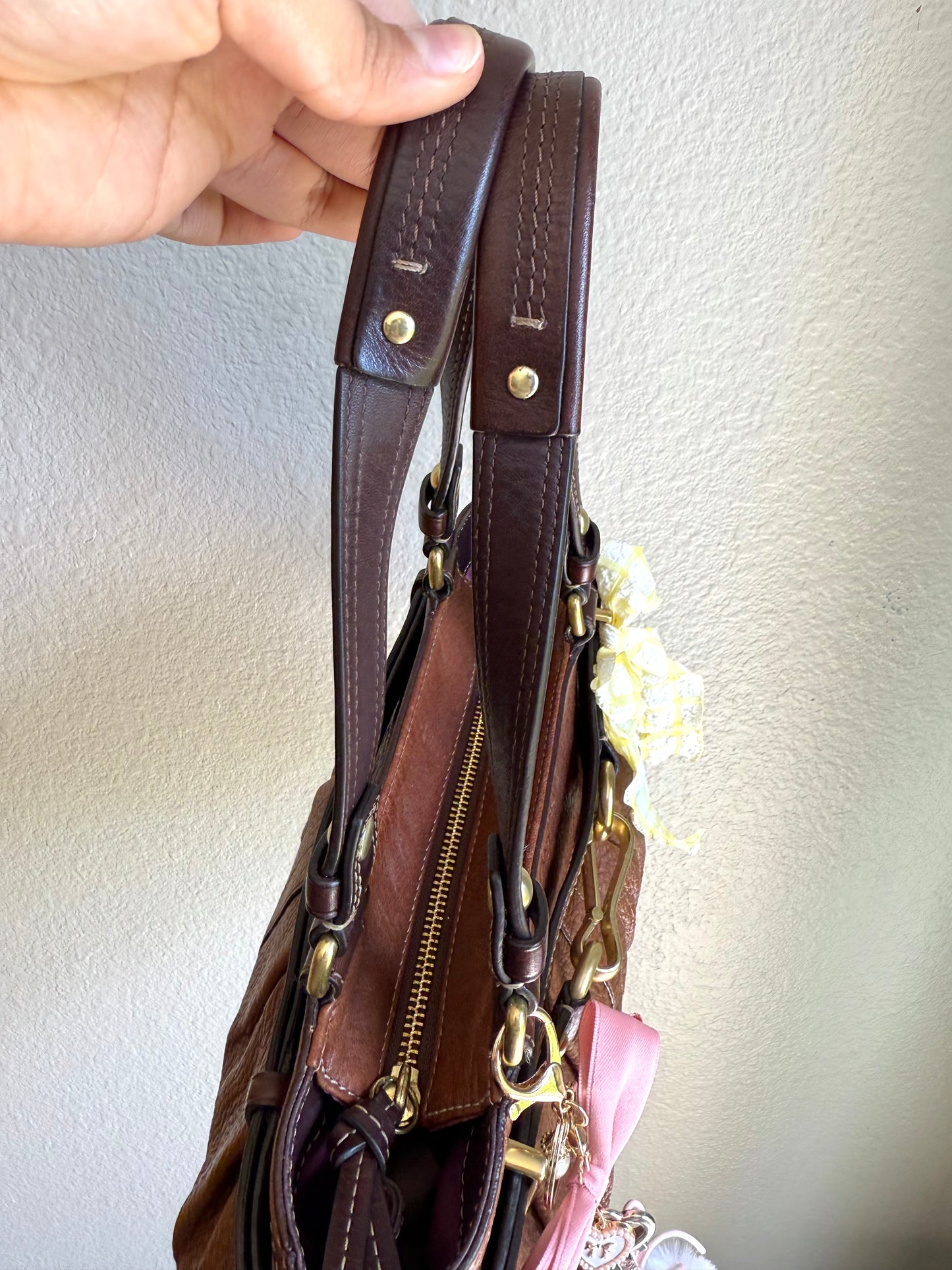 Vintage Coach Leather Bag