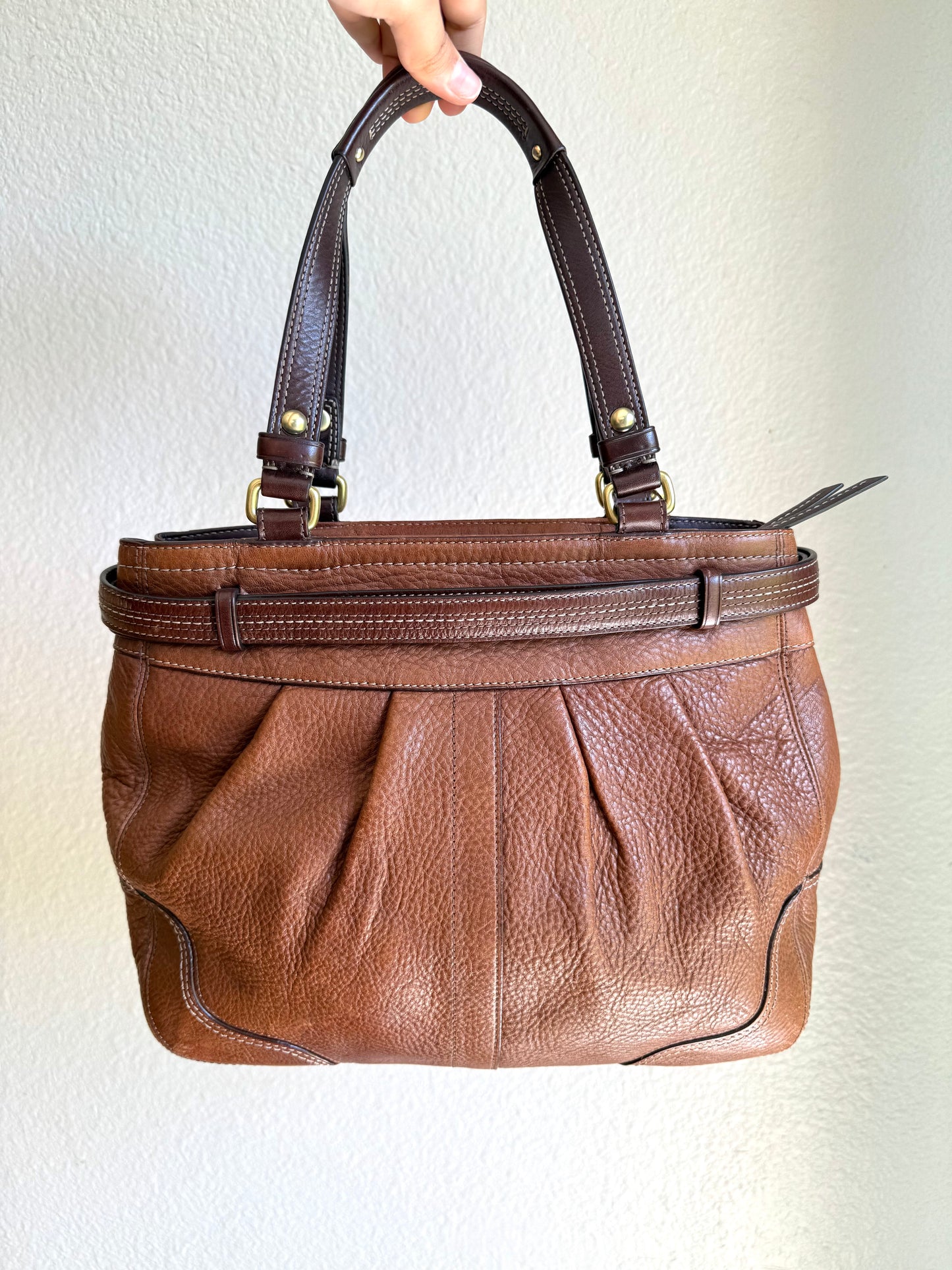 Vintage Coach Leather Bag