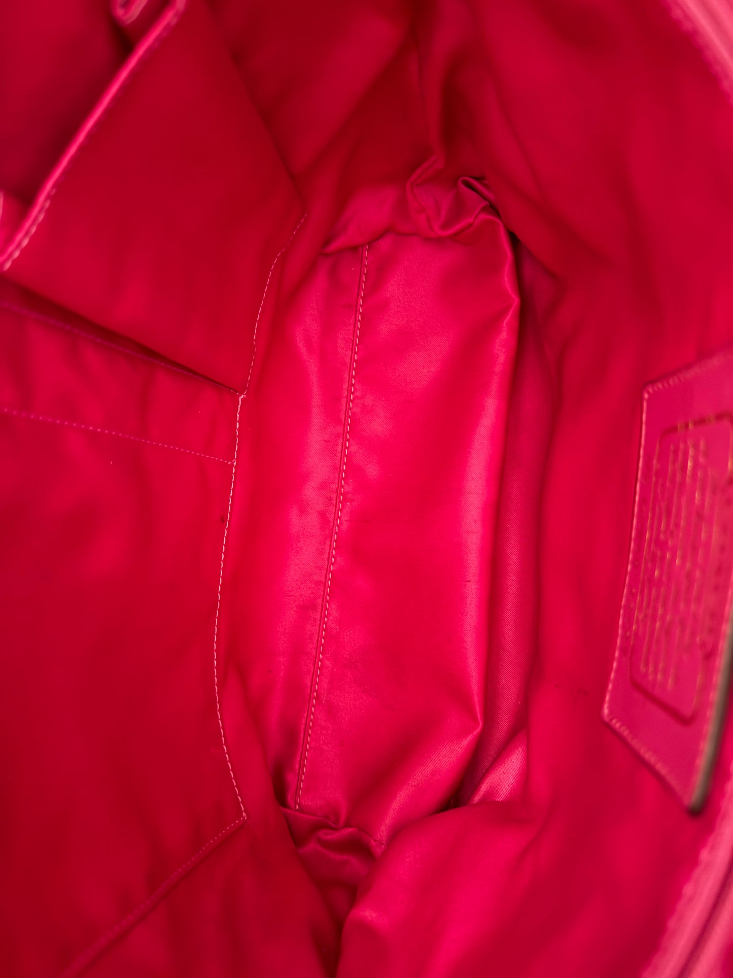 Vintage Coach Shoulder Tote Bag