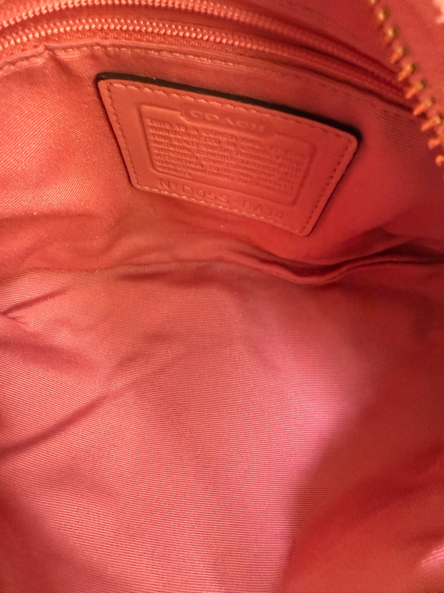 Vintage Coach Monogram Soho Hobo Shoulder Bag