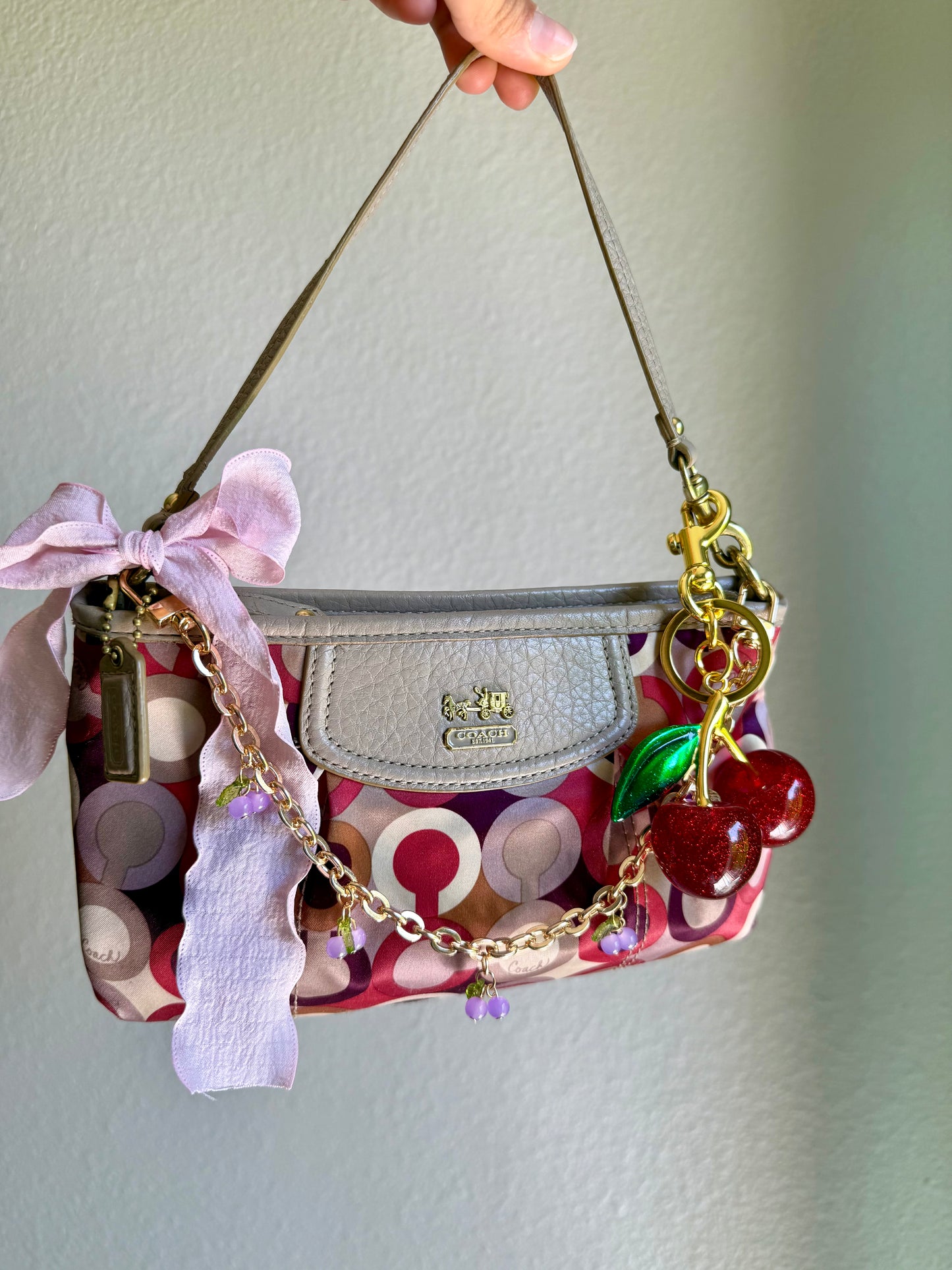 Vintage Coach Clutch Bag