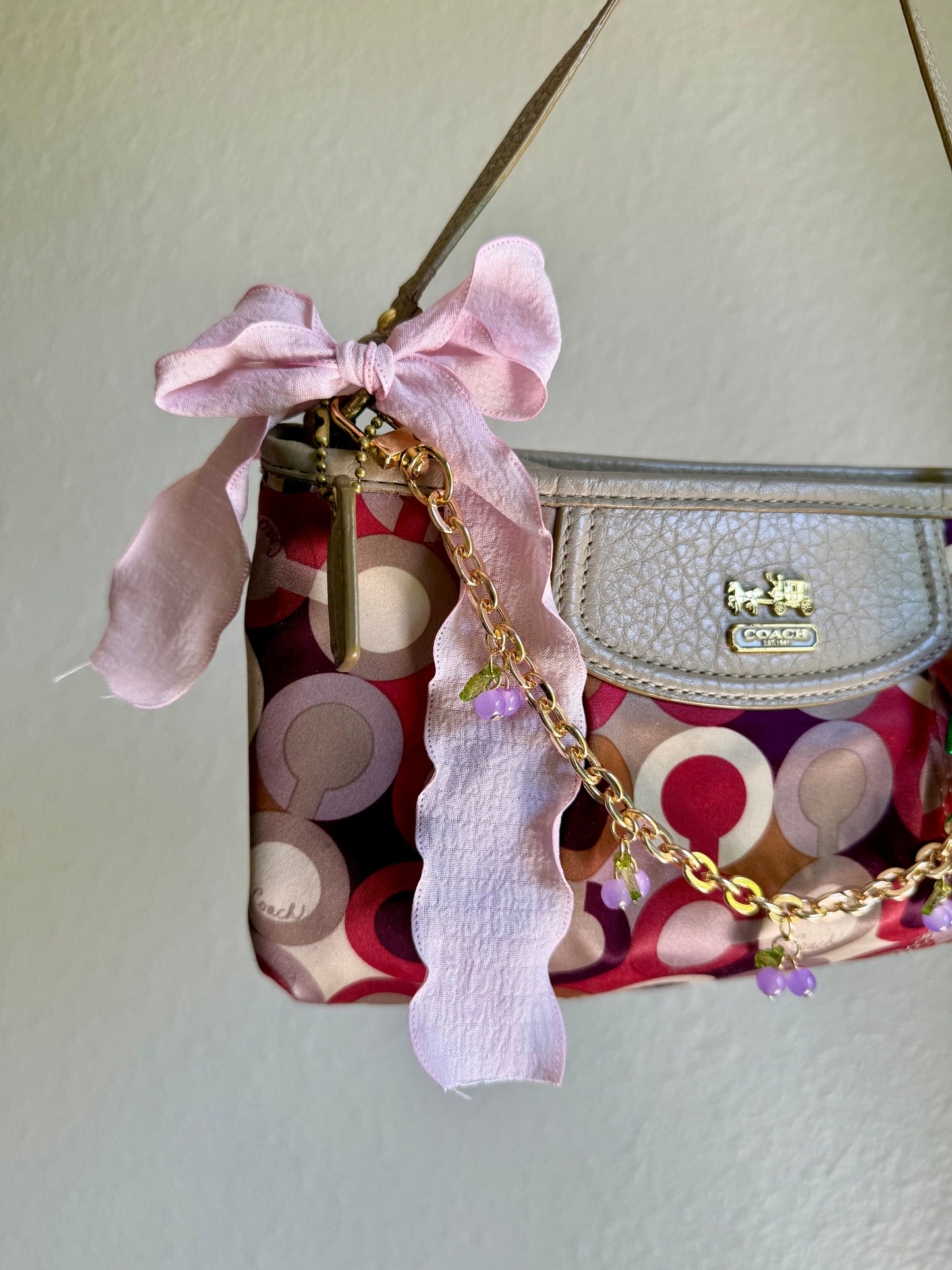 Vintage Coach Clutch Bag
