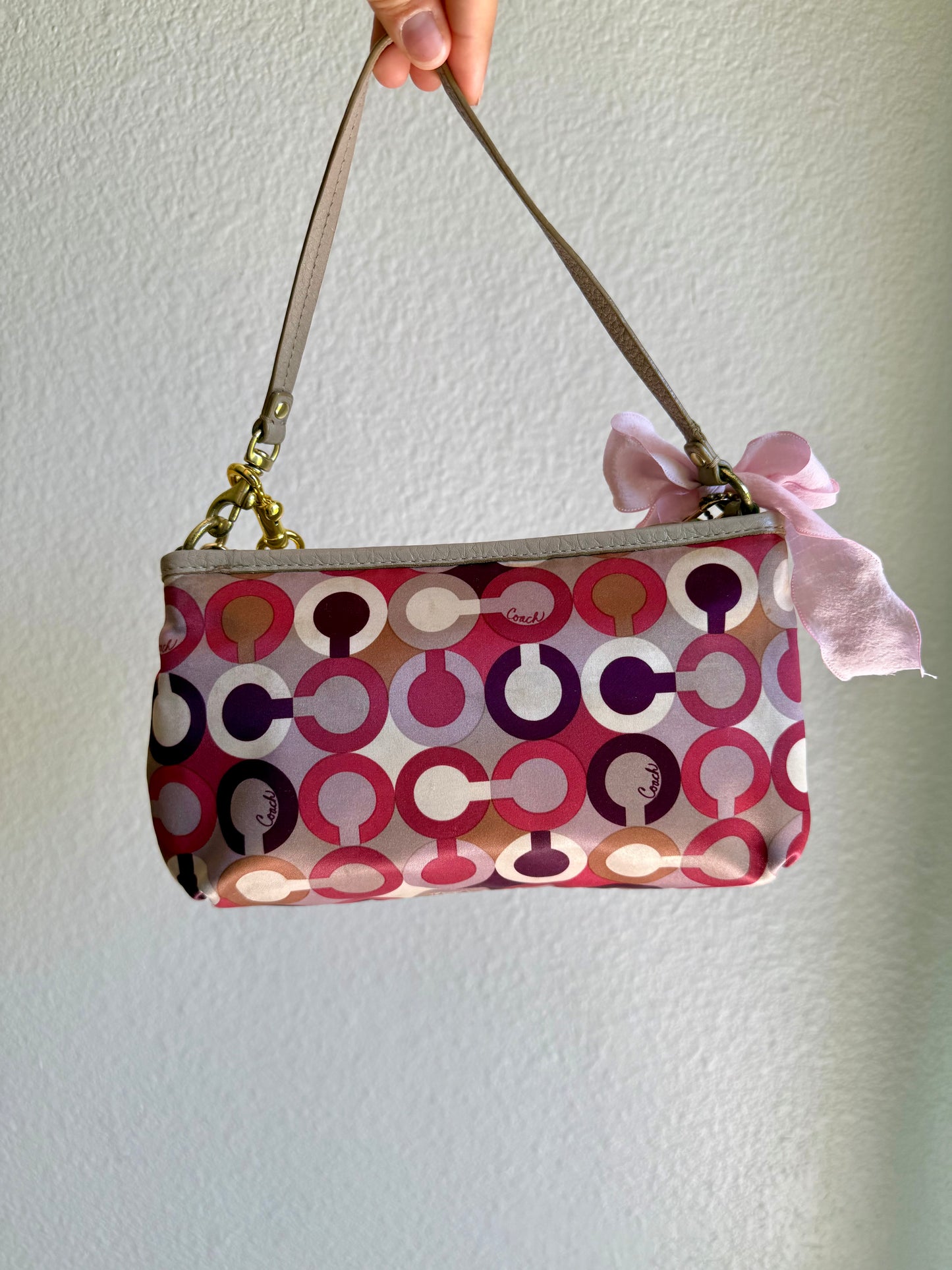 Vintage Coach Clutch Bag