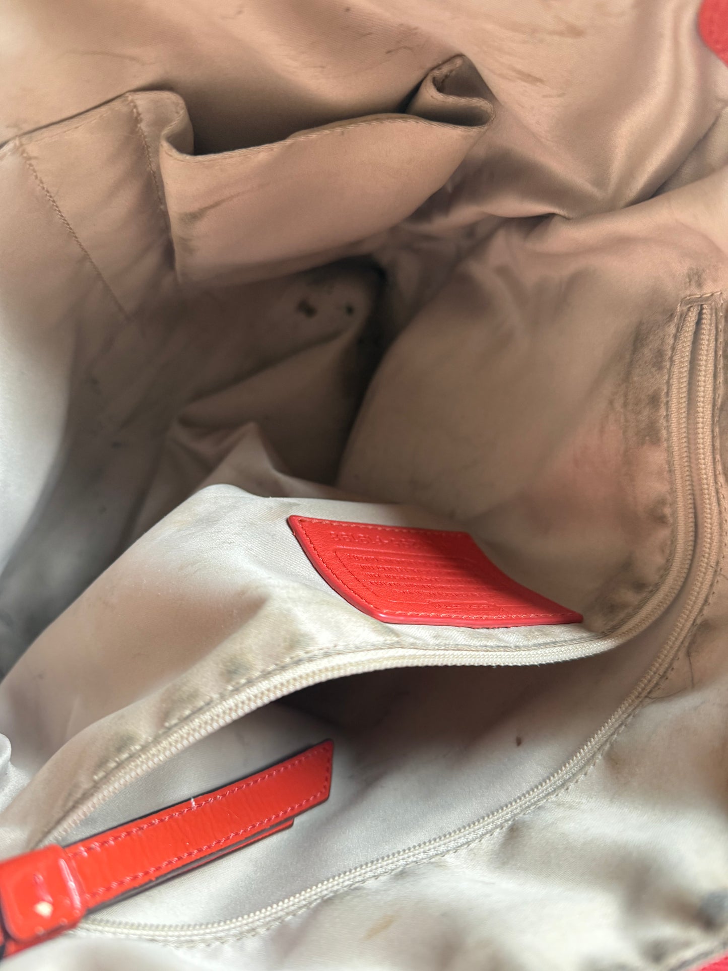 Vintage Coach Shoulder Tote Bag