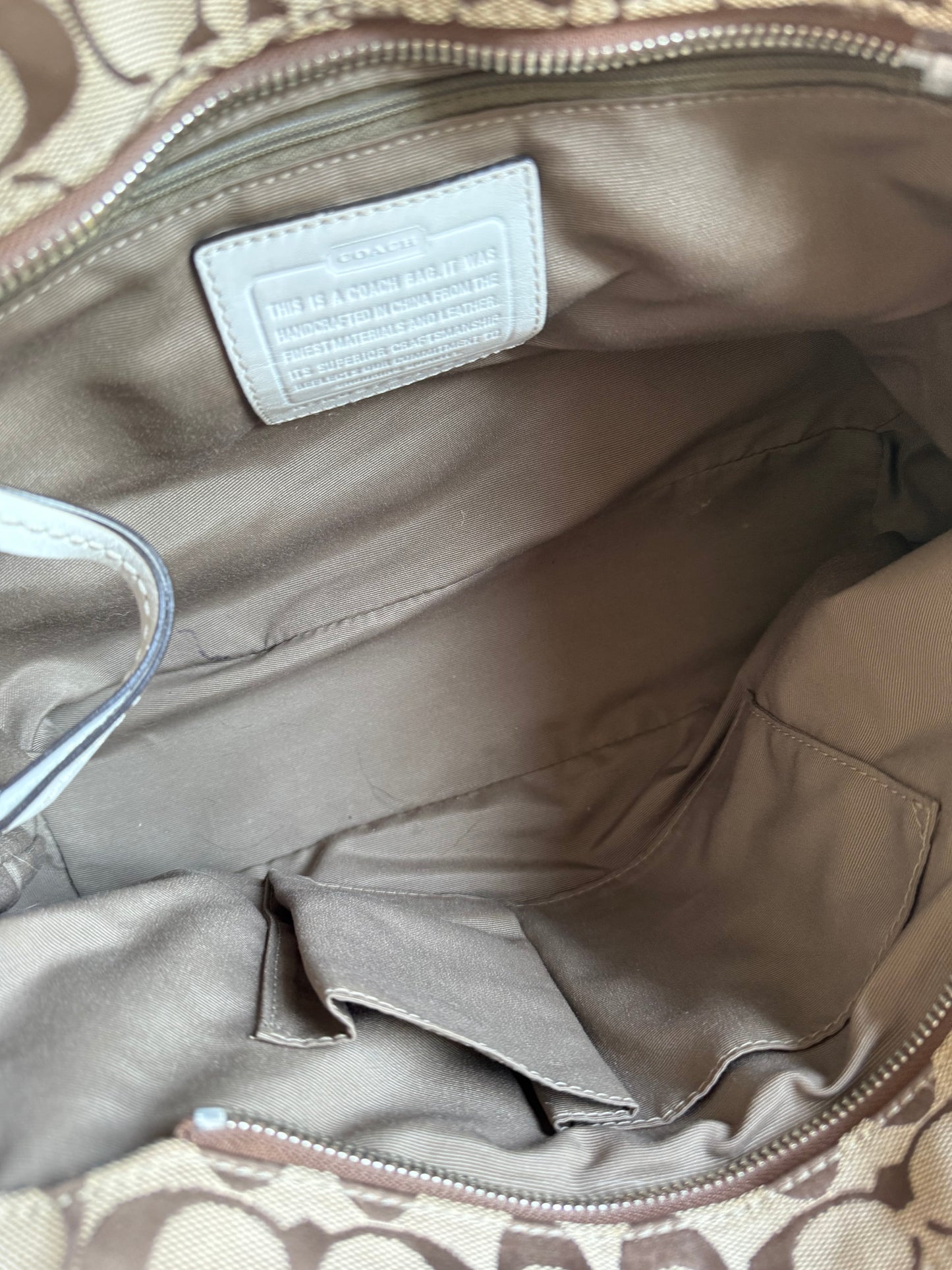 Vintage SoHo Coach Bag with Matching Wallet