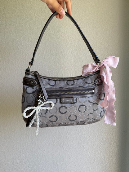 Vintage Coach Y2K Monogram Shoulder Bag