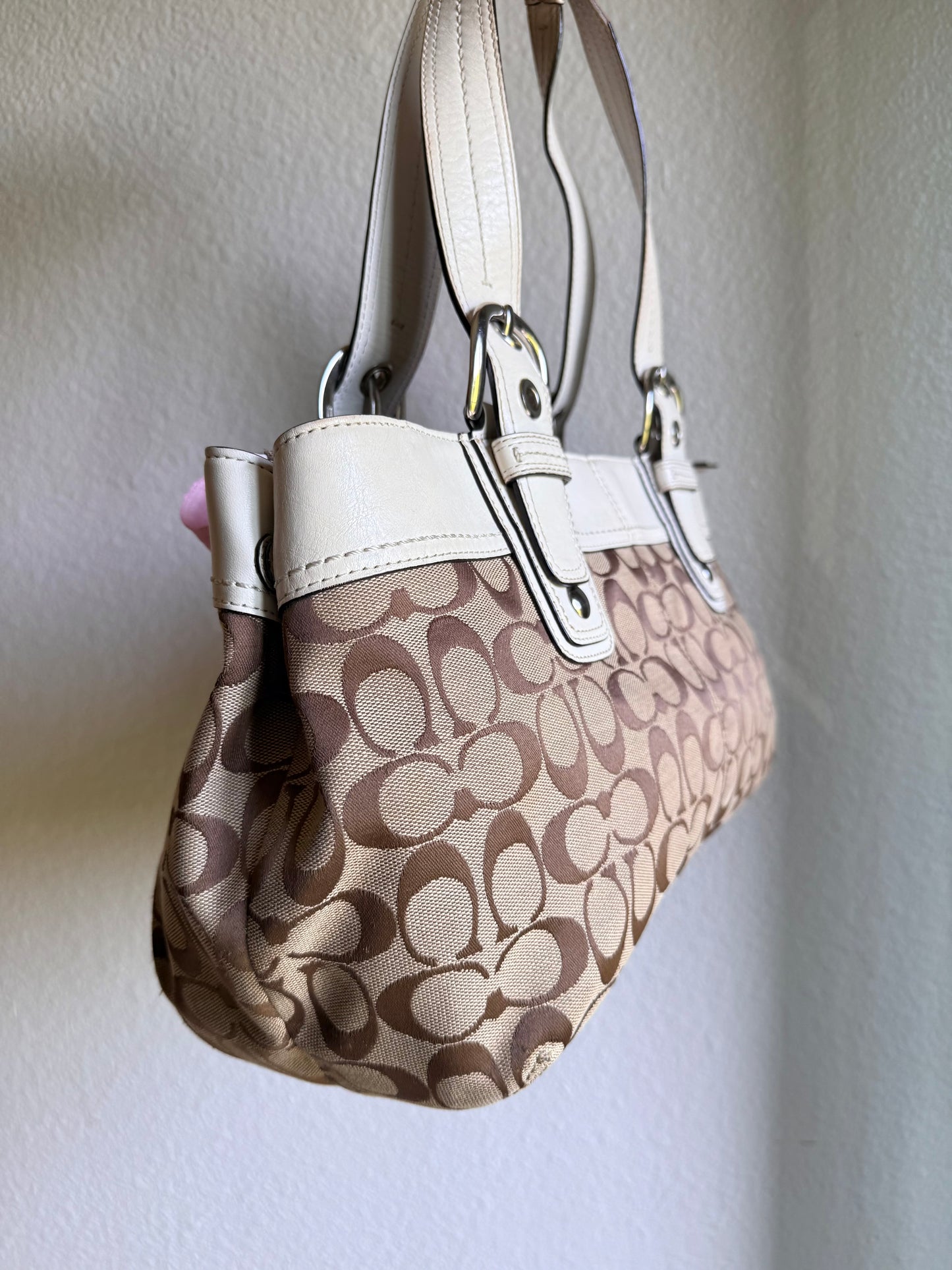 Vintage SoHo Coach Bag with Matching Wallet