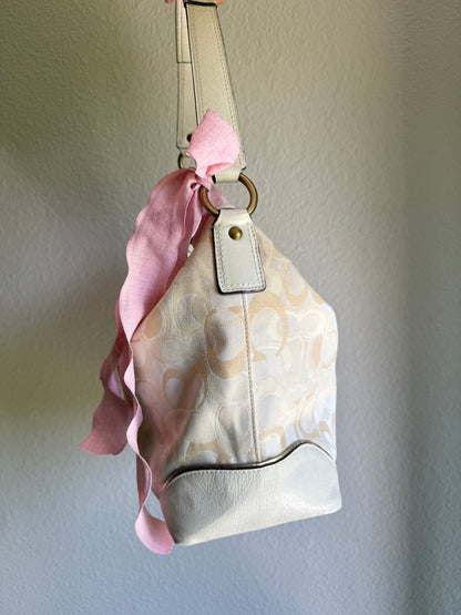 Vintage Coach Optic Shoulder Bag