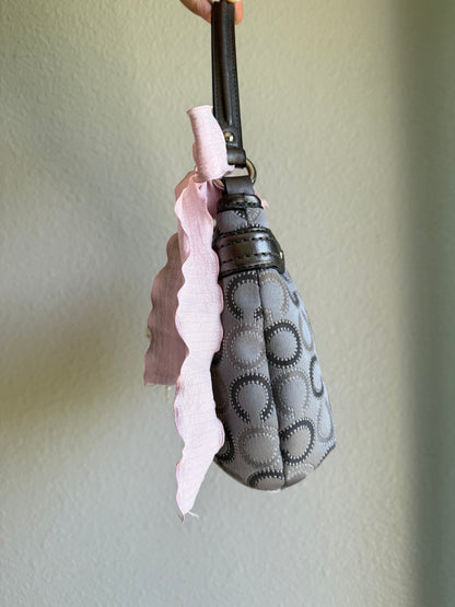 Vintage Coach Y2K Monogram Shoulder Bag