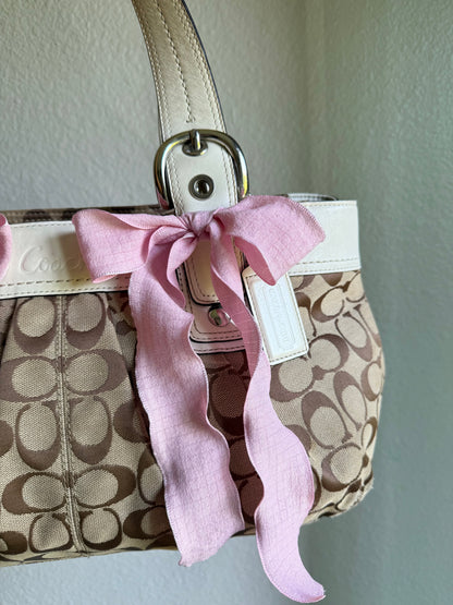 Vintage SoHo Coach Bag with Matching Wallet