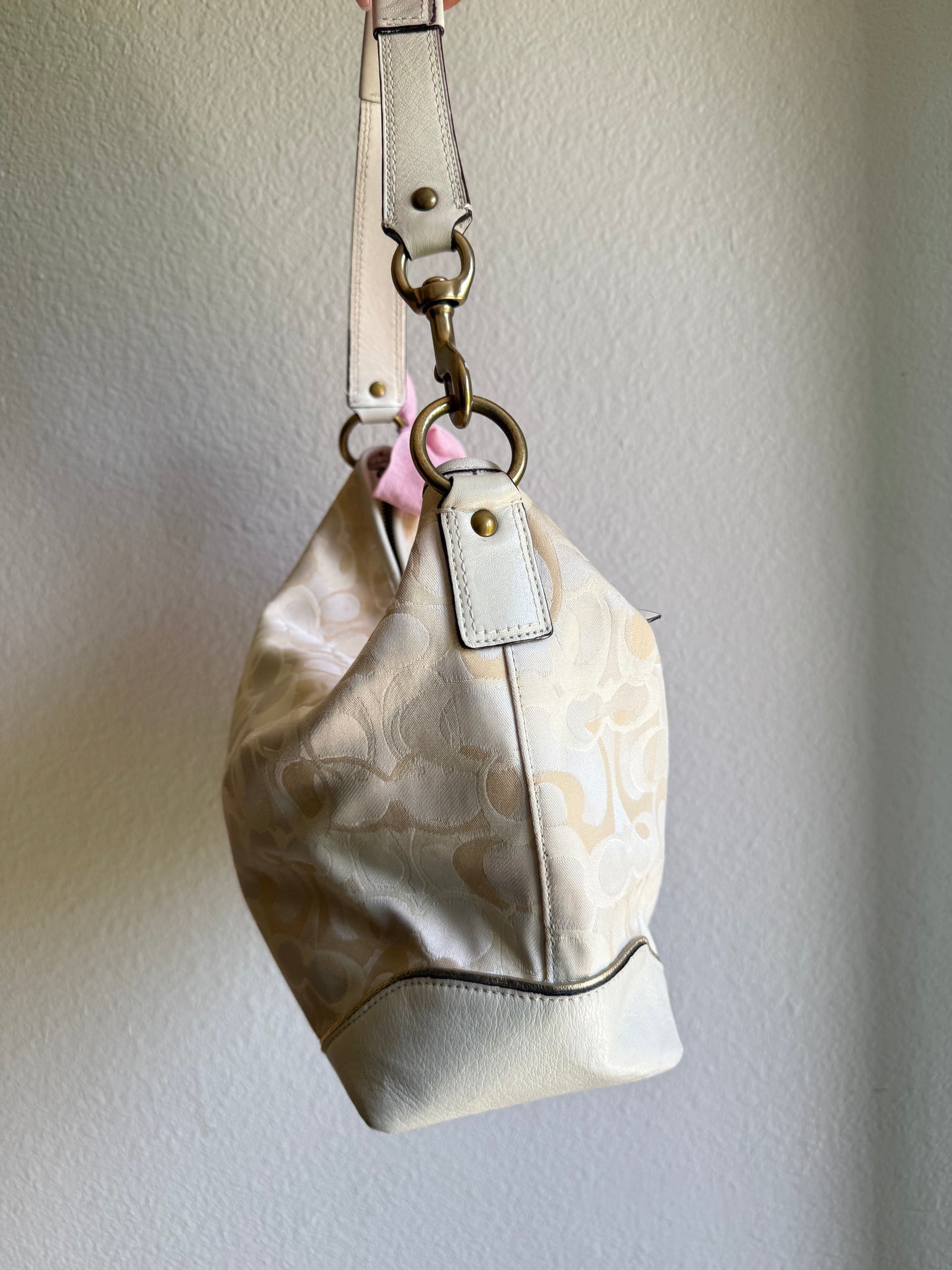 Vintage Coach Optic Shoulder Bag