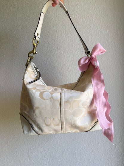 Vintage Coach Optic Shoulder Bag