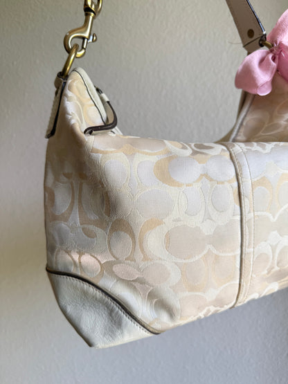 Vintage Coach Optic Shoulder Bag