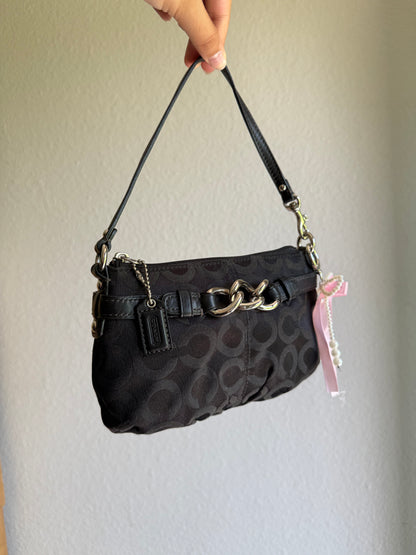 Vintage Coach Clutch Shoulder Bag