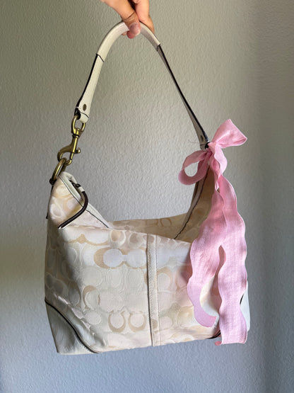 Vintage Coach Optic Shoulder Bag