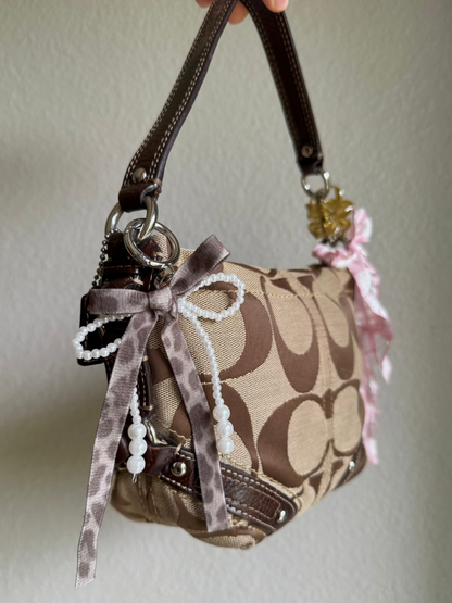 Vintage Coach Signature Monogram Bag