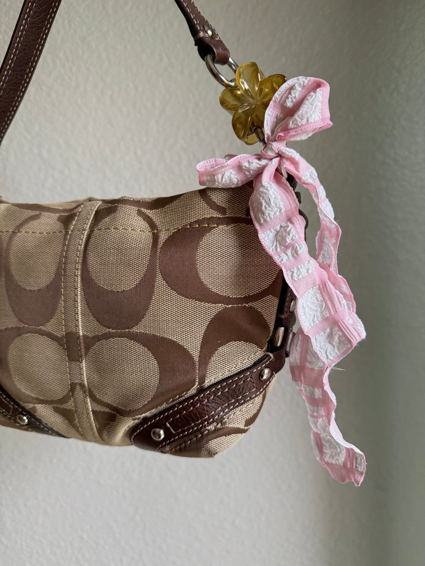 Vintage Coach Signature Monogram Bag