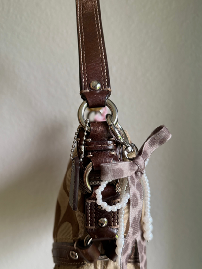 Vintage Coach Signature Monogram Bag