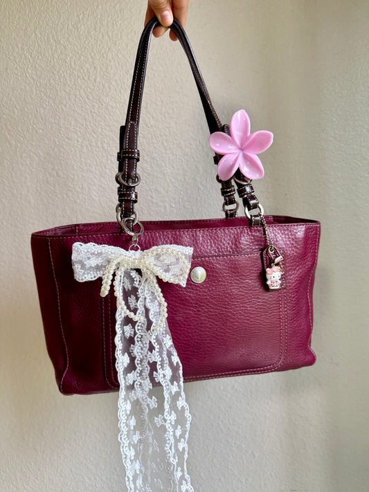 Vintage Coach Shoulder Tote Bag