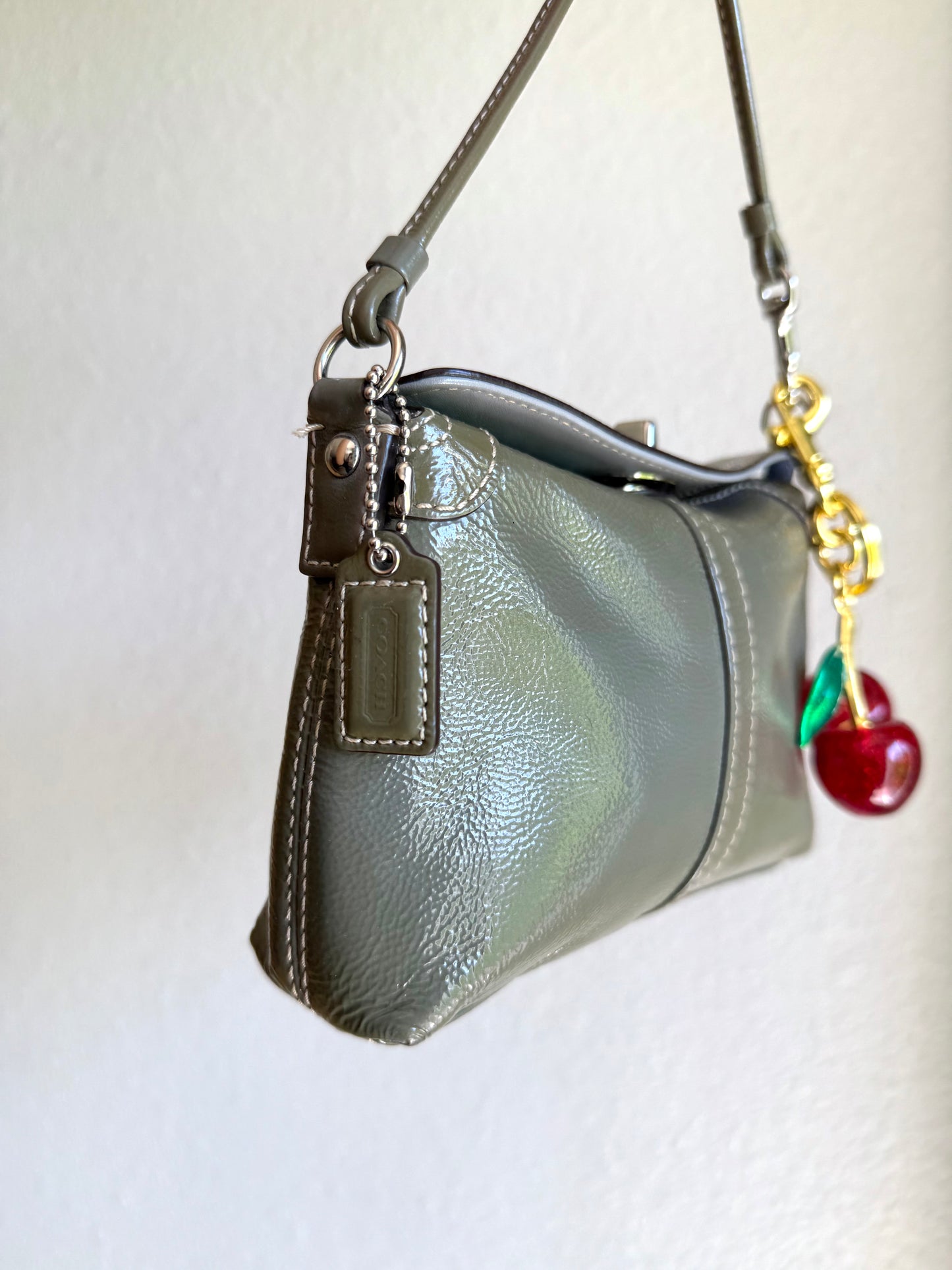 Vintage Coach Clutch Turnlock Bag