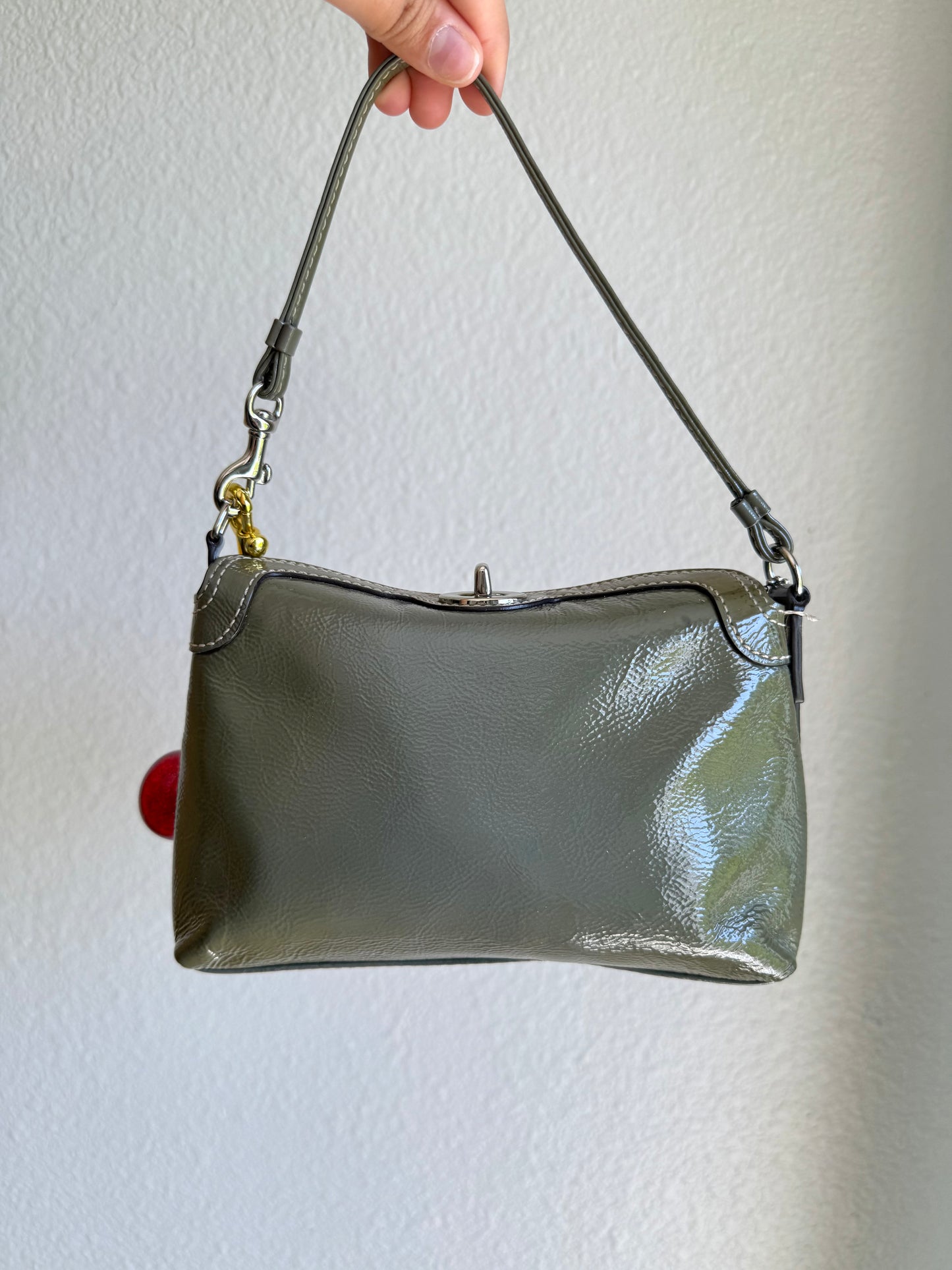 Vintage Coach Clutch Turnlock Bag