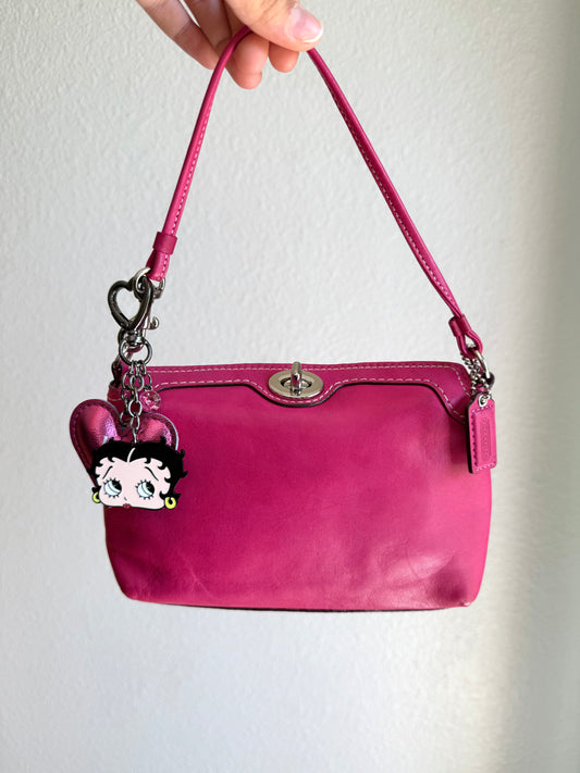 Vintage Coach Clutch Turnlock Bag