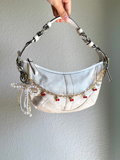 Vintage Coach Monogram Soho Hobo Shoulder Bag