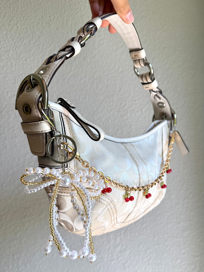 Vintage Coach Monogram Soho Hobo Shoulder Bag