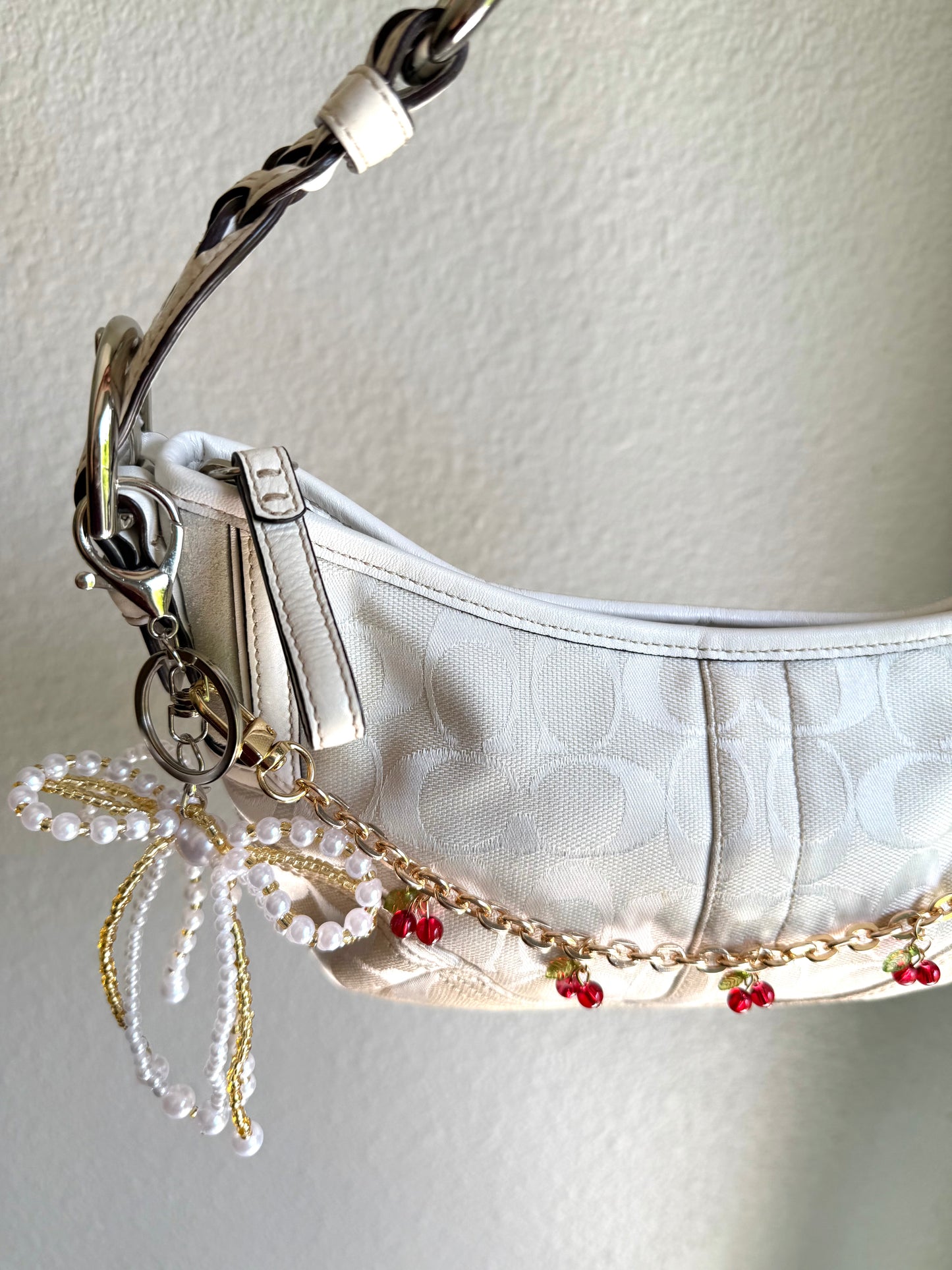 Vintage Coach Monogram Soho Hobo Shoulder Bag