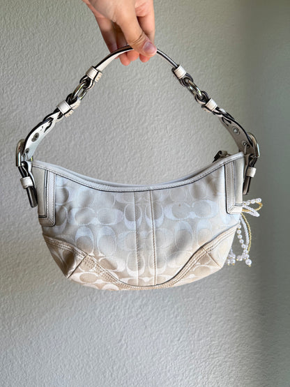 Vintage Coach Monogram Soho Hobo Shoulder Bag