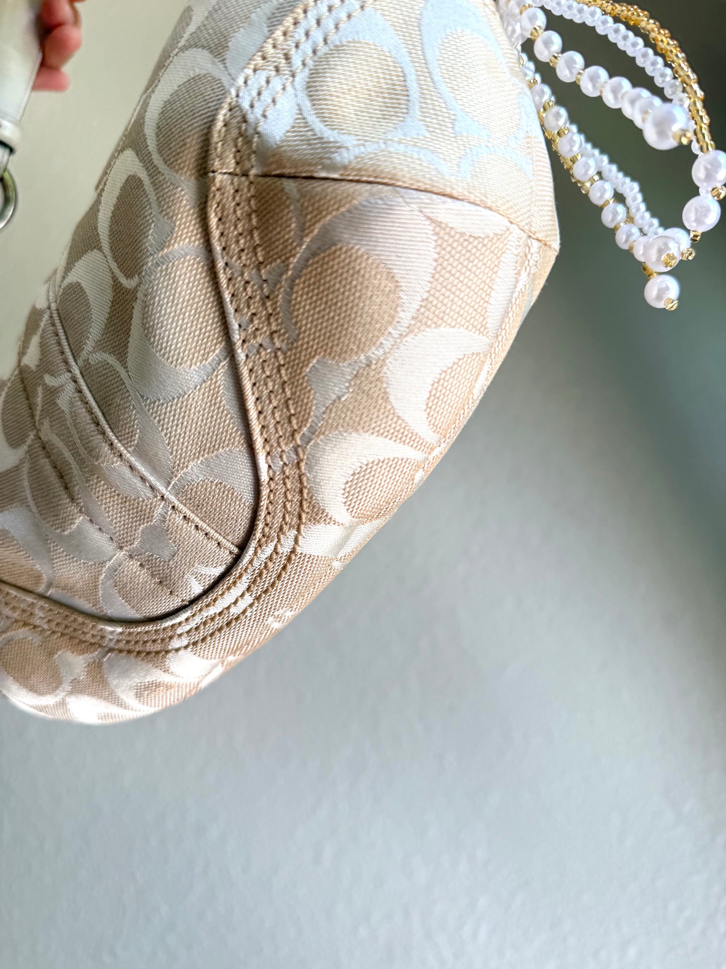 Vintage Coach Monogram Soho Hobo Shoulder Bag