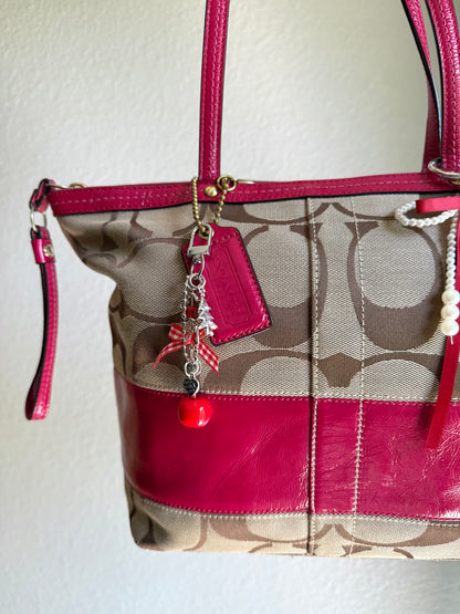 Vintage Coach Shoulder Tote Bag