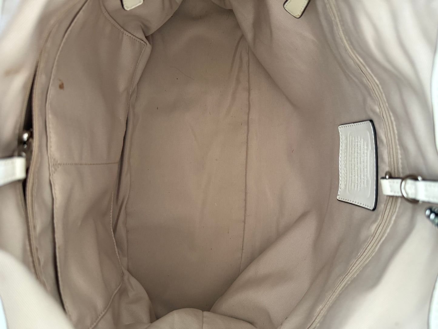 Vintage Coach Shoulder Tote Bag