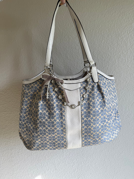 Vintage Coach Shoulder Tote Bag