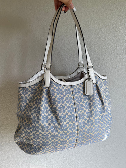 Vintage Coach Shoulder Tote Bag