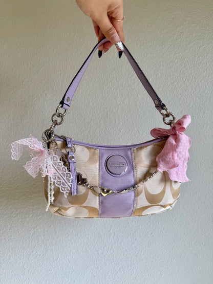 Vintage Coach Signature Shoulder Bag