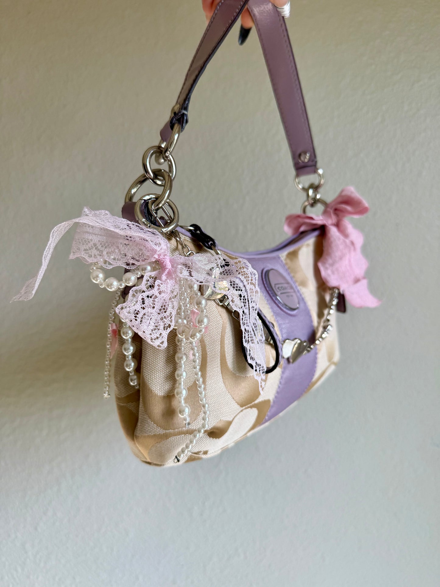 Vintage Coach Signature Shoulder Bag