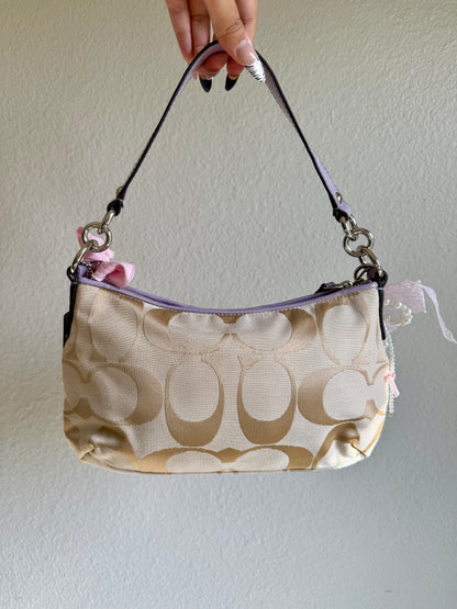 Vintage Coach Signature Shoulder Bag