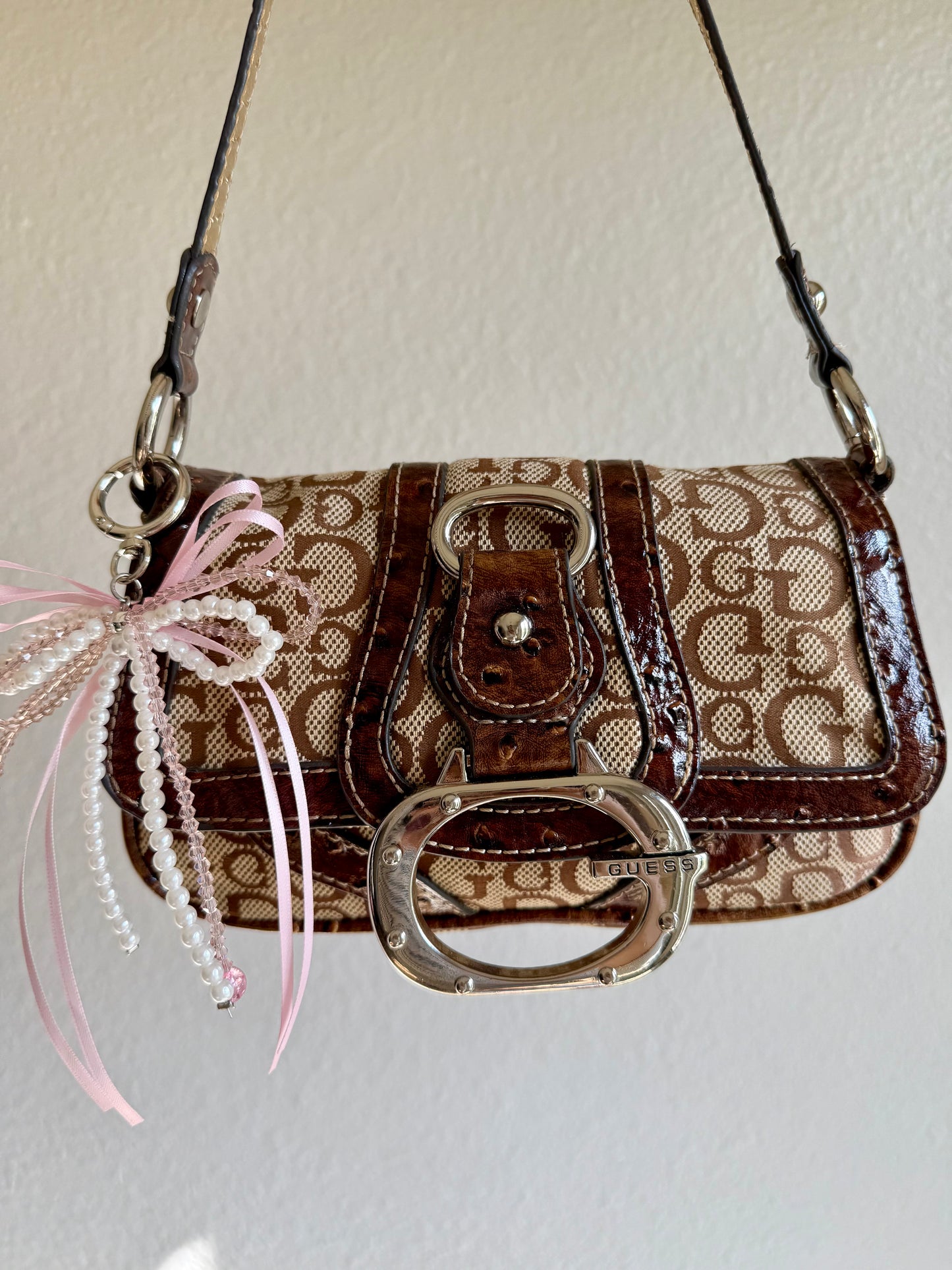 Vintage Guess Brown Shoulder Bag