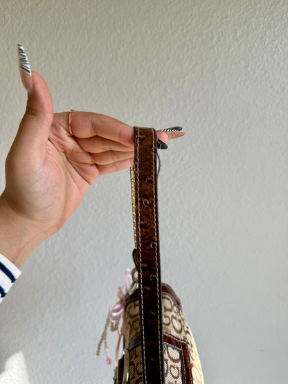 Vintage Guess Brown Shoulder Bag