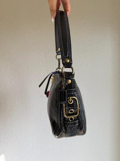 Vintage Coach Patent Leather Shoulder Bag