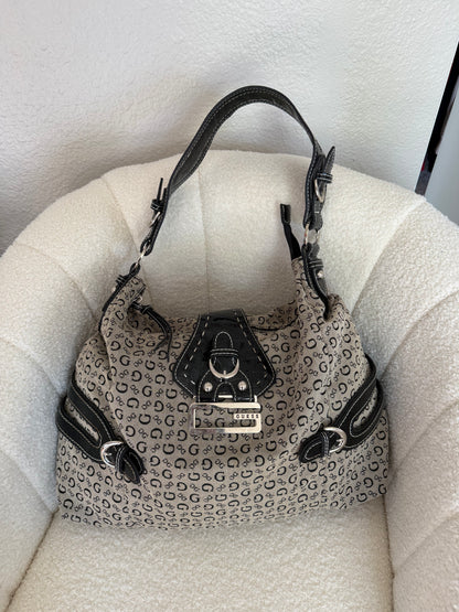 Vintage Guess Shoulder Tote Bag
