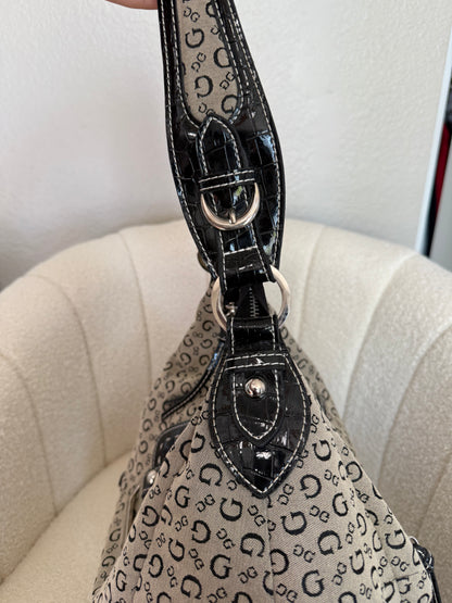 Vintage Guess Shoulder Tote Bag