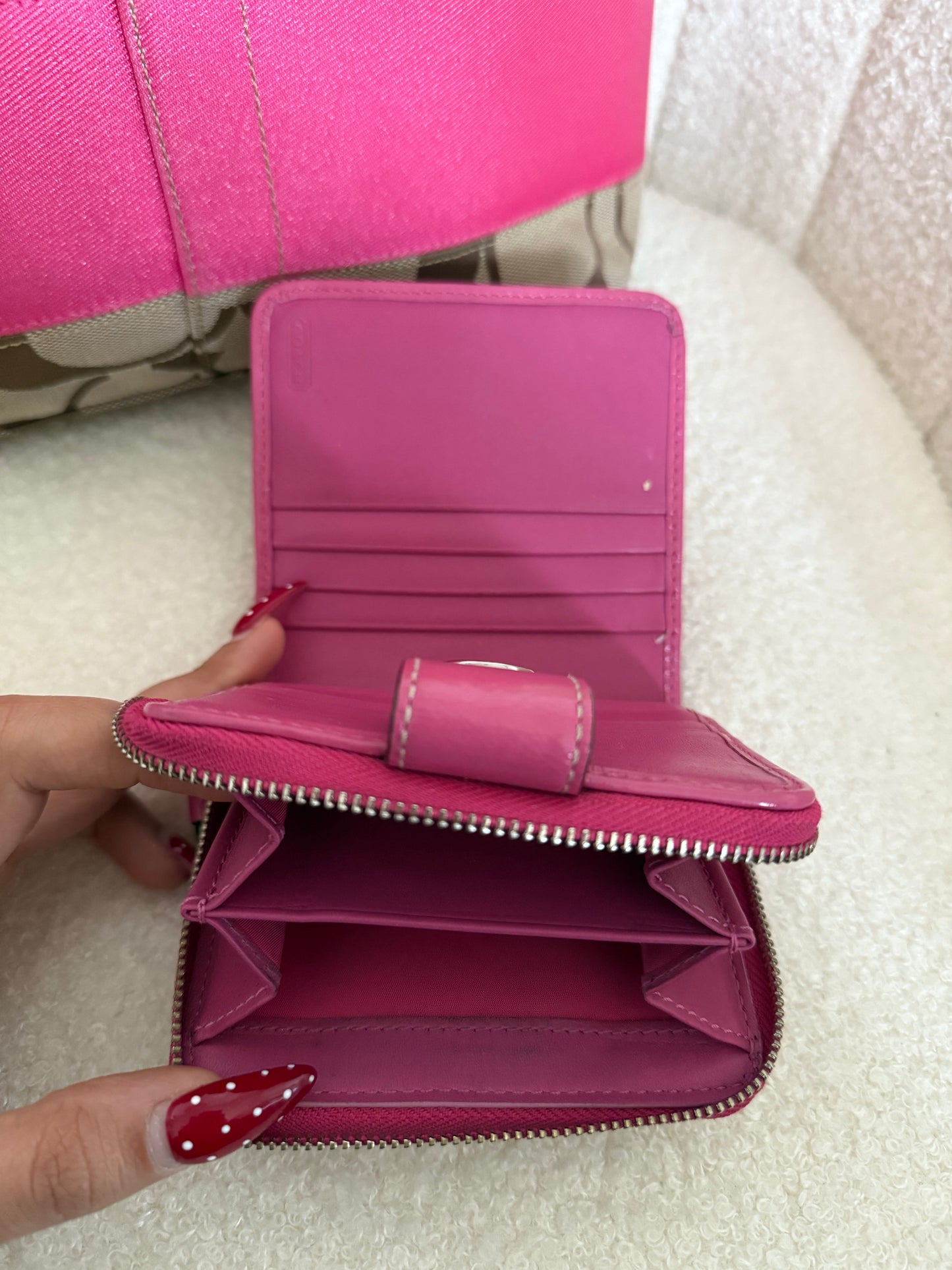 Vintage Coach Shoulder Tote Bag