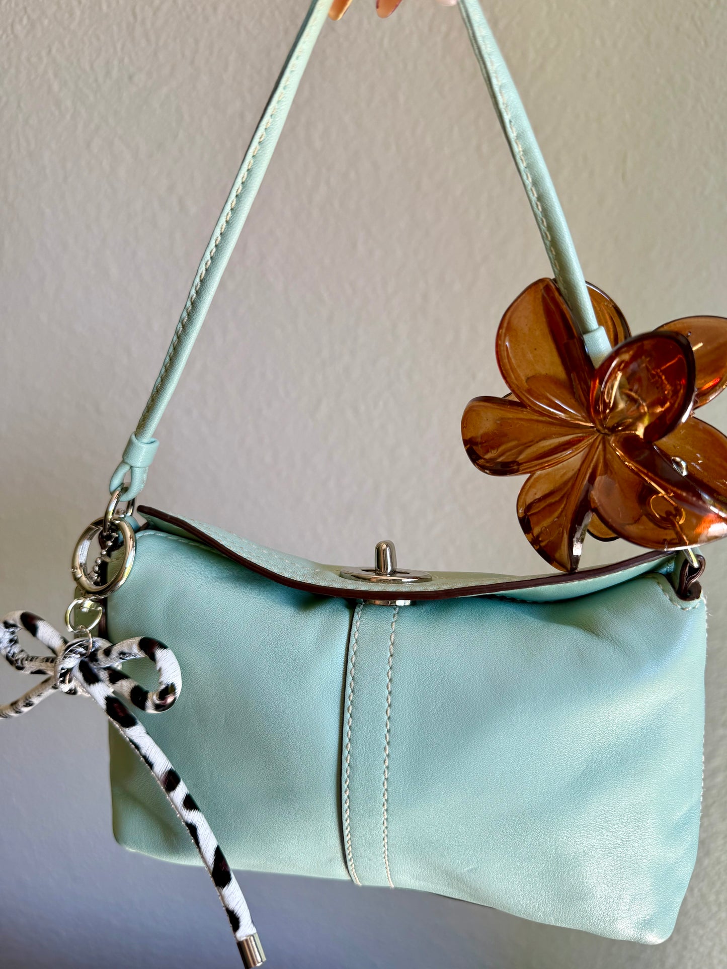 Vintage Coach Clutch Turnlock Purse