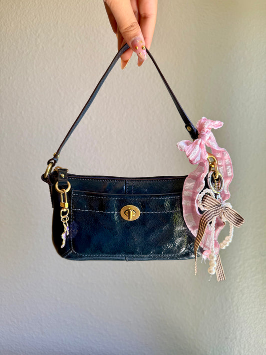 Vintage Coach Turnlock Clutch Bag