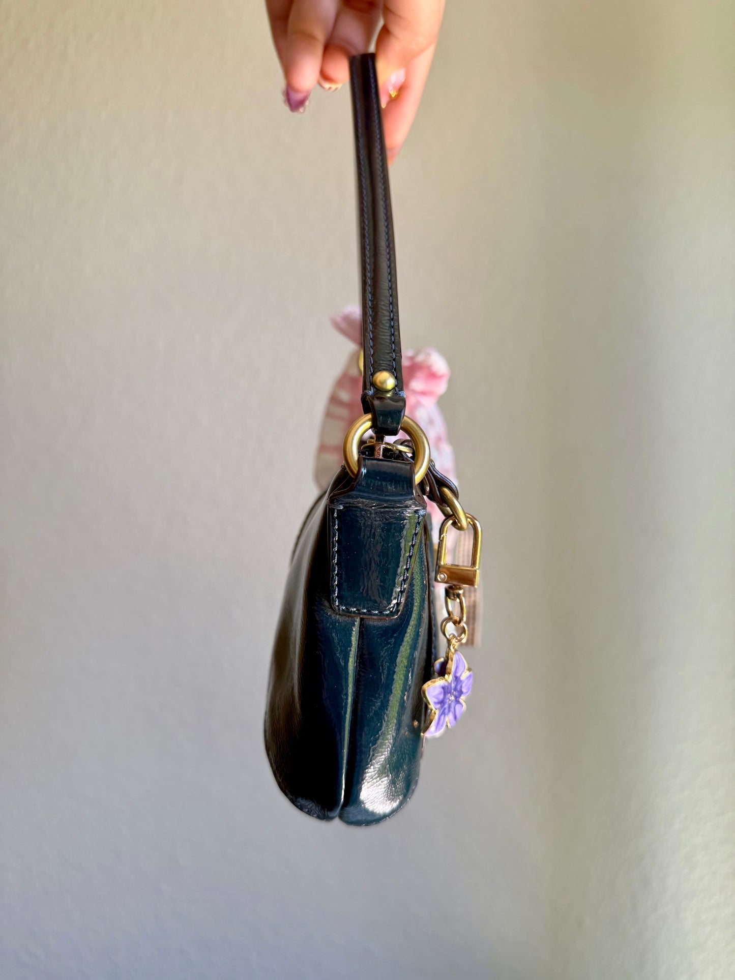 Vintage Coach Turnlock Clutch Bag